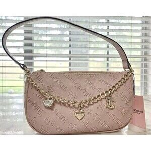 New Juicy Couture Y2K Style "Not Your Babe Shoulder Bag" Pink NWT